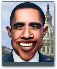 Obama by Noogman  » Click to zoom ->