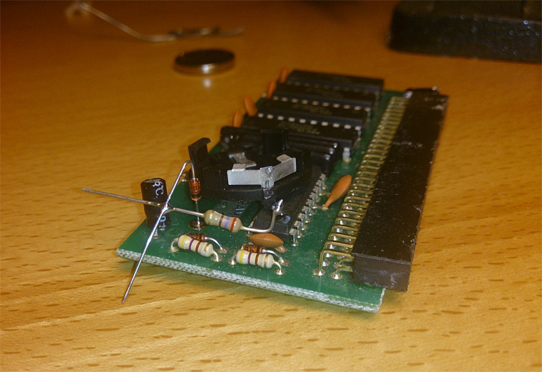 Amiga 500 clock battery mod